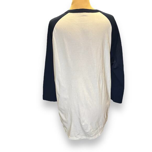 Sport Tek Color Block Raglan Jersey Tee Size Large Girls/Womens Soccer Emblem - Picture 4 of 6